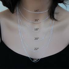 Necklace Chain Length Reference Chart