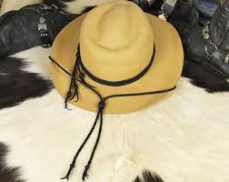 Custom Leather Stampede String. Handmade Cowboy Chin Strap