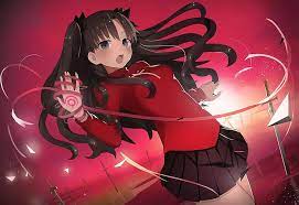 What if the background doesn't work in discord themes? Hd Wallpaper Rin Tohsaka Fate Stay Night Unlimited Blade Works Brown Hair Wallpaper Flare