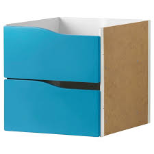 Kallax Insert With 2 Drawers Turquoise Ikea Drawers Ikea Insert Kallax Turquoise Kallax Shelving Unit Kallax Ikea Kallax