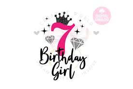 Download 7th Birthday Svg My 7th Birthday Svg Princess Diva 429674 Cut Files Design Bundles