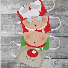 Christmas Characters Face Mask In 2020 Christmas Characters Face Masks For Kids Mask For Kids