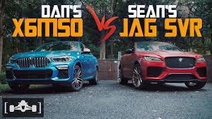 Both sport some outstanding powerplants in their engine lineups. 2020 Bmw X6 M50i 523hp Vs Jaguar F Pace Svr 550hp 1 2 Mile Drag Race Youtube