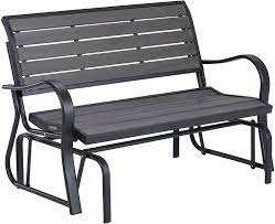 The chair offers soft gliding that. Amazon Com Lifetime 60276 Glider Bench Harbor Gray Garden Outdoor