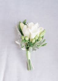 Freesia Buttonhole Button Holes Wedding Wedding Flower Inspiration Corsage And Boutonniere