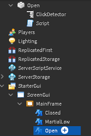 Roblox has a clickdetector object that allows scripts to detect clicks on a part through the clickdetector.mouseclick event. Screengui Not Showing Upon Clicking A Clickdetector Scripting Support Devforum Roblox