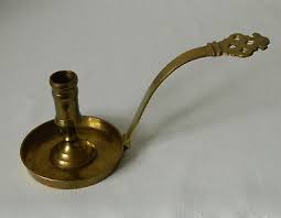 Vintage brass intricate candle holder. Vintage Solid Brass Chamber Candlestick Holder With Long Handle Made In India 25 00 Picclick
