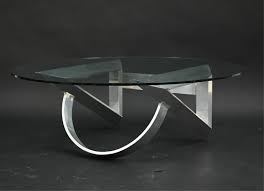 Bench legs, coffee table base, steel table legs, square metal coffee table legs, powder coated set of 2. Lot Art Sculptural Aluminium Coffee Table