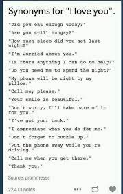 Synonyms For I Love You Couples Quotes For Him My Love Did You Eat