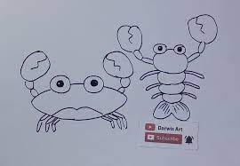 Kami berharap postingan gambar sketsa kepiting laut diatas bisa berguna buat anda. Darwis Art Page Cara Mudah Menggambar Ikan Kepiting Facebook