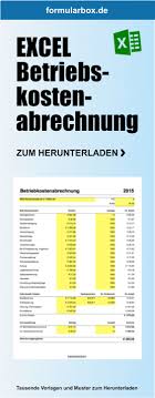 Betriebskosten Mit Excel Abrechnen Hochzeitsplanungsbuch Hochzeitsplanung Zeitplan Excel Vorlage