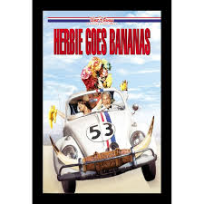 HERBIE GOES BANANAS - 11x17 Framed Movie Poster - Walmart.com