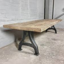 Quickly find the best offers for cast iron legs for coffee table on newsnow classifieds. Industrial Design Table Cast Iron Legs 7cm Sunburned Reclaimed Oak Top