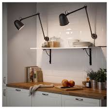 Skurup Bureau Wandlamp Zwart Ikea Wandleuchte Wandleuchte Schwarz Arbeitsleuchte