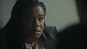Uzo Aduba plays a ferociously passionate and determined investigator who  won't let the U.S. attorney or anyone get in her way., Watch her as Edie  Flowers in Painkiller, now