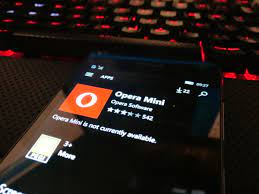 Opera mini is a free mobile browser that offers data compression and fast performance so you can surf the web easily, even with a poor connection. Opera Mini For Windows Phone Not Currently Available Mspoweruser