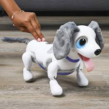 When all else fails, get a puppy. Amazon Com Zoomer Playful Pup Responsive Robotic Dog With Voice Recognition Realistic Motion For Ages 5 Up Toys Games