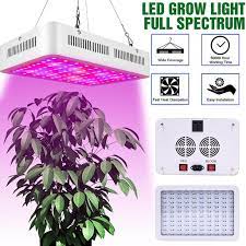 Ge's grow light uses an advanced red light spectrum that allows plant pigments to optimize their light harvesting and inspired by best practices used by professional growers. Led Grow Lights Hydroponics 1000w Led Plant Grow Lights Indoor Full Spectrum Ir Uv Veg Flower Indoor Plant Panel For Indoor Greenhouse Hydroponic Plants Vegetable Bloom Flower Fruit S11672 Walmart Com