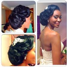 Wedding Hairstyles For Black Brides Google Search Bride Hairstyles African Hairstyles Wedding Hair Inspiration