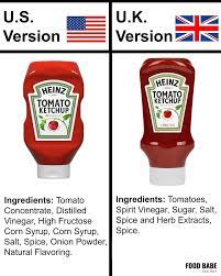 Food Babe You Know What You Ll Find In Almost Every Restaurant In America Heinz Tomato Ketchup Heinz Ketchup Is Gmo Free In The U K But Full Of Gmos And High Fructose Corn