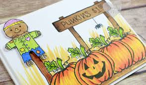 Pumpkin drawing step by step. Pumpkin Patch Card And How To Draw Your Own Signs Gdp051 Luvin Stampin