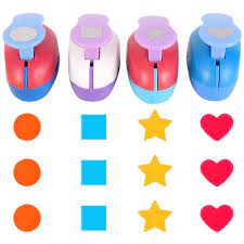 Hold on we are fetching. Buytra Scrapbook Paper Punchers Hole Punch 1 Inch Shape Punches For Kids Paper Crafts Card Making Scrapbooking 4 Shapes Including Circle Star Heart Square Punch Color May Vary Buy Online