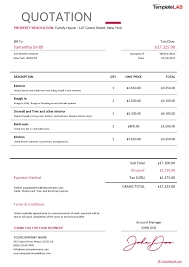 27 Professional Quote Templates 100 Free Download á… Templatelab