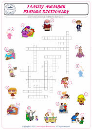 family member english esl vocabulary worksheets engworksheets