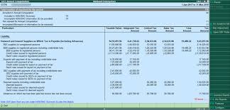 Provide children's tuition fee details, and value of individual or huf opting for taxation under the newly inserted section 115bac of the income tax act. Gst Annual Computation