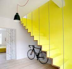 Green, white, and gray foyer color scheme. Colorful Staircase Designs 30 Ideas To Consider For A Modern Home