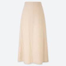 Women Linen Cotton Long Skirt