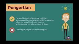 Piagam madinah sebagai kekuatan menjunjung tinggi kemajemukan agama dan pemihakan melihat realitas sosial ini, selayaknya tiap umat beragama mampu memperluas lingkungan solidaritas. Pak21 Fckl Ting 4 Sejarah Piagam Madinah Youtube