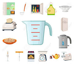 Kitchen Equipment Cartoon Icons In Set Collection For Design Royalty Free Cliparts Vectors And Stock Illustration Image 113268746