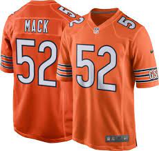 Showing page 1 of 1. Nike Men S Chicago Bears Khalil Mack 52 Orange Game Jersey Dick S Sporting Goods