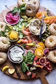 Cheap and easy brunch ideas. Bagel And Smoked Salmon Bar Half Baked Harvest