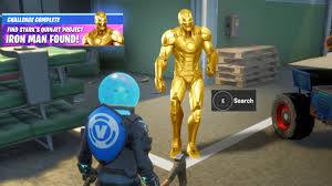 New *iron man* update in fortnite! Fortnite Iron Man Tony Stark Robots Quinjet Patrol Reward Youtube