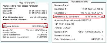 Mais au fait, a quoi sert l'avis d'impôt ? Aide A La Saisie Du Numero De Facture