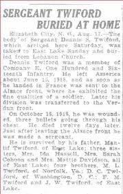 Dare Co., NC Obituaries