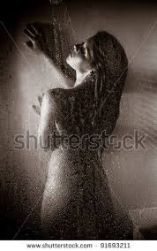 Beautiful Woman Taking A Hot Shower Focus On Glass By Jeff Thrower Via Shutterstock Glass Photography Beautiful Glass Shower