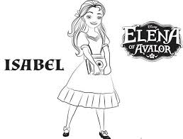 Collection Of Elena Of Avalor Coloring Pages