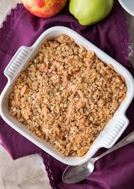 Old Fashioned Easy Apple Crisp The Chunky Chef