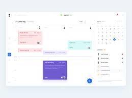 Calendar Client Web App Design Calendar App Web Design