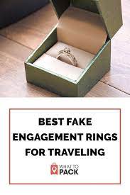 Many Smart Travelers Are Choosing To Leave Their Engagement Rings At Home And Wear A Cheaper Fake Engagement Rings Engagement Rings Trending Engagement Rings