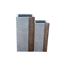 Modern planter 24 inch diameter x 20 inch tall. Kante 28 In And 24 In Tall Timber Ridge Lightweight Concrete Tall Modern Square Outdoor Planter Set Rf0218bc C80811 The Home Depot In 2021 Concrete Planter Boxes Outdoor Planters Concrete Pots