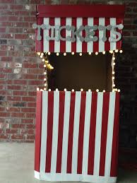 Ticket Booth Outdoor Movie Night Party Circus Decorations Movie Night Party