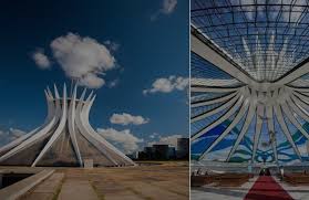 Brasilia, city, capital of brazil. Cathedral Of Brasilia By Oscar Niemeyer Hyperbolic Structure Built From Concrete Rtf Rethinking The Future