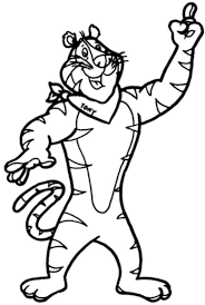 Pin By Shirley Evans On Tony The Tiger Cartoon Tiger Coloring Books Childrens Colouring Book