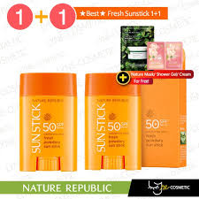 Nature republic khẳng định vị thế của mình bằng nguồn. 1 1 Nature Republic California Aloe Fresh Powdery Sun Stick Spf50 Sunscreen Aftersun Big Deal Shopee Malaysia