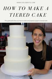 How To Make Your Own Wedding Cake Chelsweets Make Your Own Wedding Cakes Cool Wedding Cakes Wedding Cake Recipe