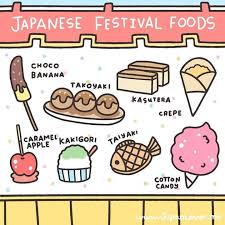 And indeed, for thousands of people in a town located in the east of spain, it is a yearly occurrence, thanks to the tradition of la tomatina food festival. Japan Lover Me These Are Some Of The Various Kinds Of Food You Japanese Festival Japanese Food Illustration Japan Summer